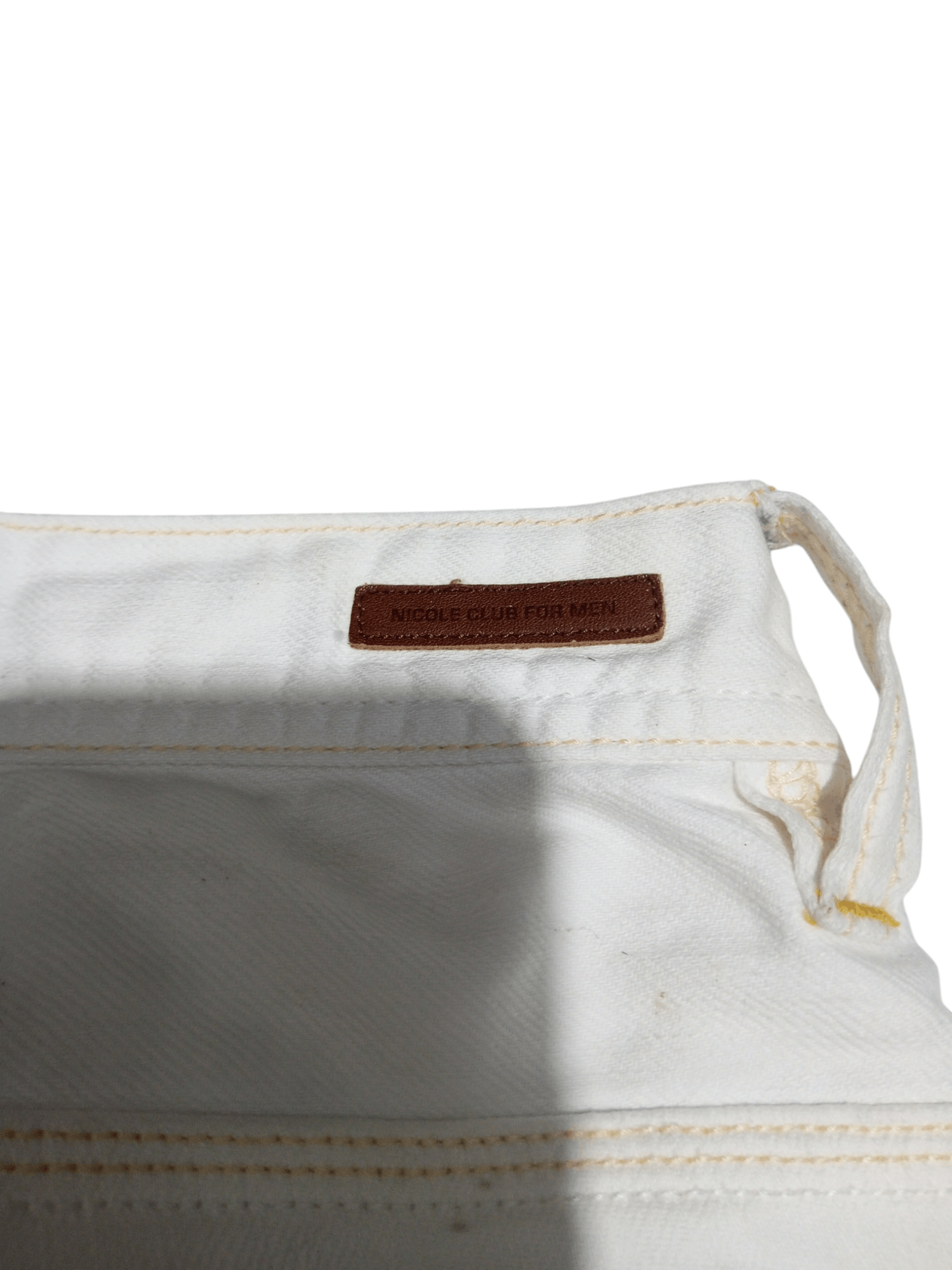 Japanese Brand Nicole club for men NCFM white flare denim Size US 32 / EU 48 - 5 Thumbnail