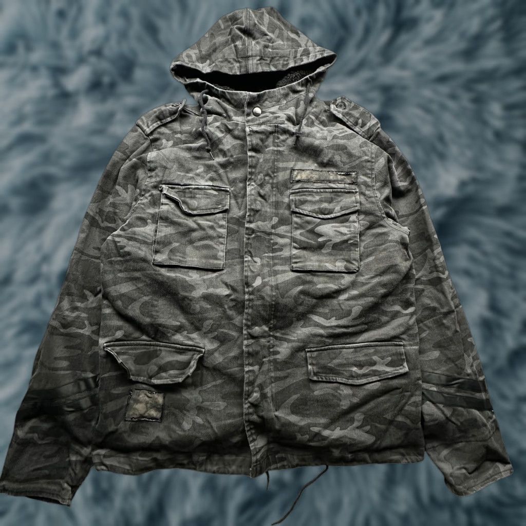 Vintage CCS Skate Goods Camo Cotton Canvas Removable Liner Hooded Jacket Mens Medium Size US M / EU 48-50 / 2 - 1 Thumbnail