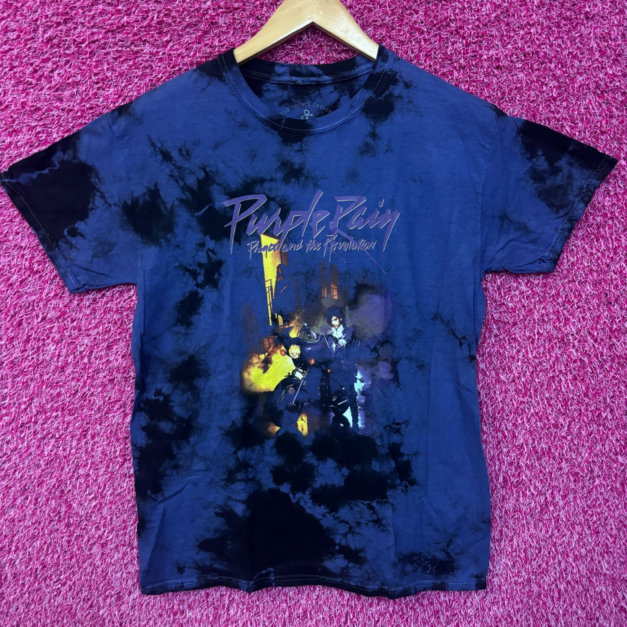 Prince Prince the Revolution Purple Rain Album Funk Rock Tie Dye M Size US M / EU 48-50 / 2 - 1 Thumbnail