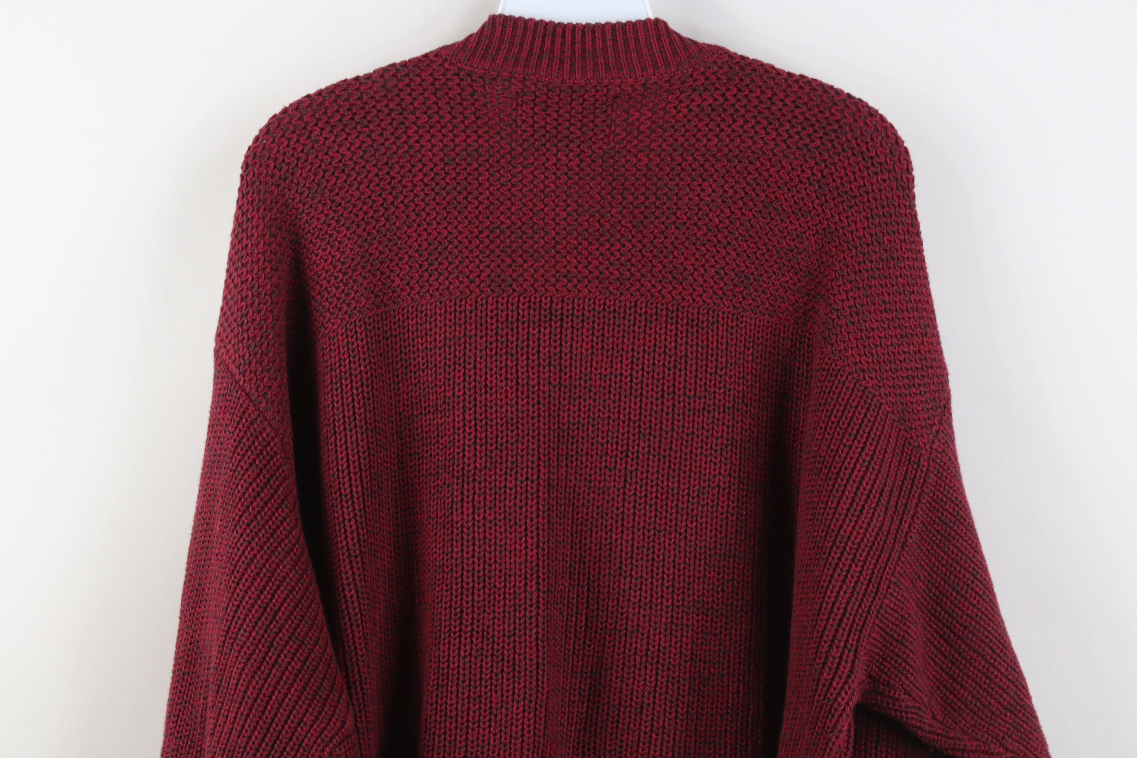 Vintage Vintage 90s Streetwear Commando Ribbed Knit Henley Sweater Size US L / EU 52-54 / 3 - 9 Thumbnail