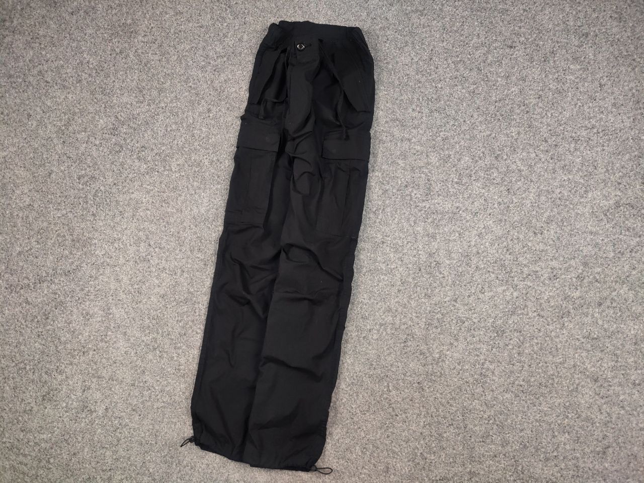 Japanese Brand Perfect black Ripstop Cargo Pants Regular Fit Vintage Style Size US 36 / EU 52 - 3 Thumbnail