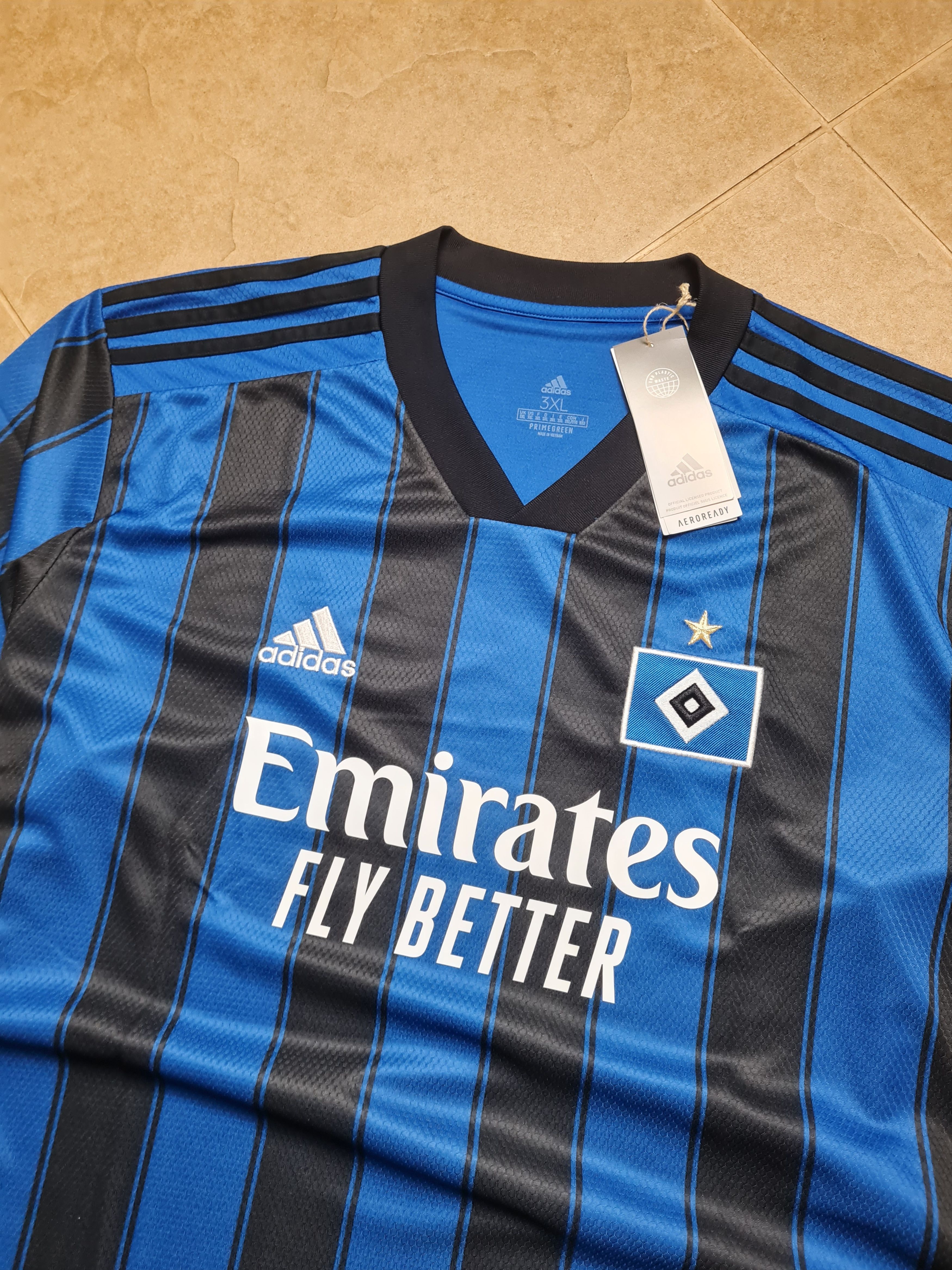 Adidas HAMBURG SV GERMANY 2021/2022 JERSEY HOME ADIDAS SIZE 3XL Size US XXL / EU 58 / 5 - 15 Thumbnail