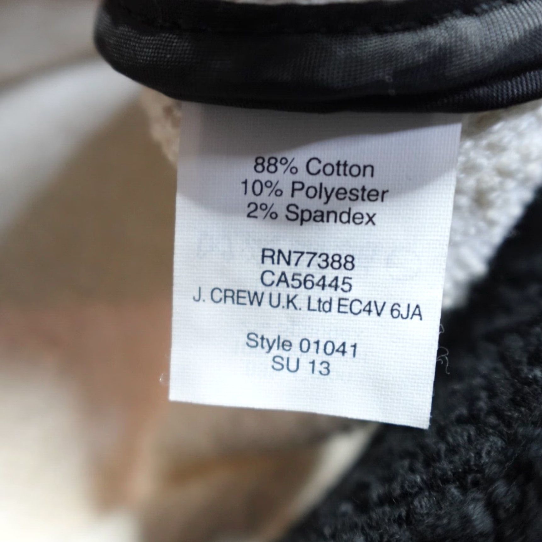 J.Crew J.Crew Womens Jacket Small Ivory Black Raglan Full Zip Boucle Shirt Womens Short Coat TWEED Size S / US 4 / IT 40 - 5 Thumbnail