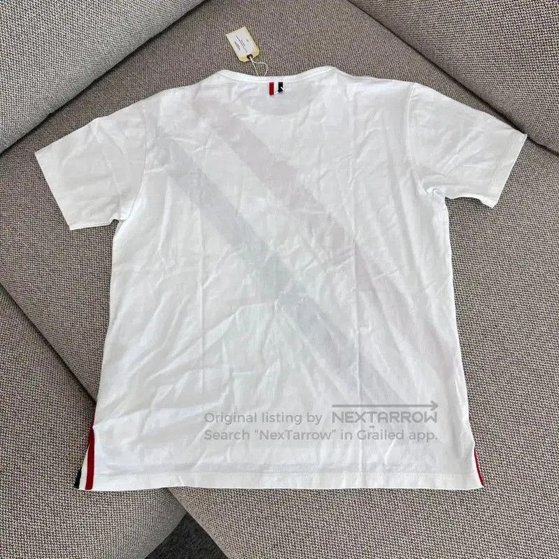 Thom Browne Thom Browne White Cotton Women's T-Shirt . Size S / US 4 / IT 40 - 2 Thumbnail