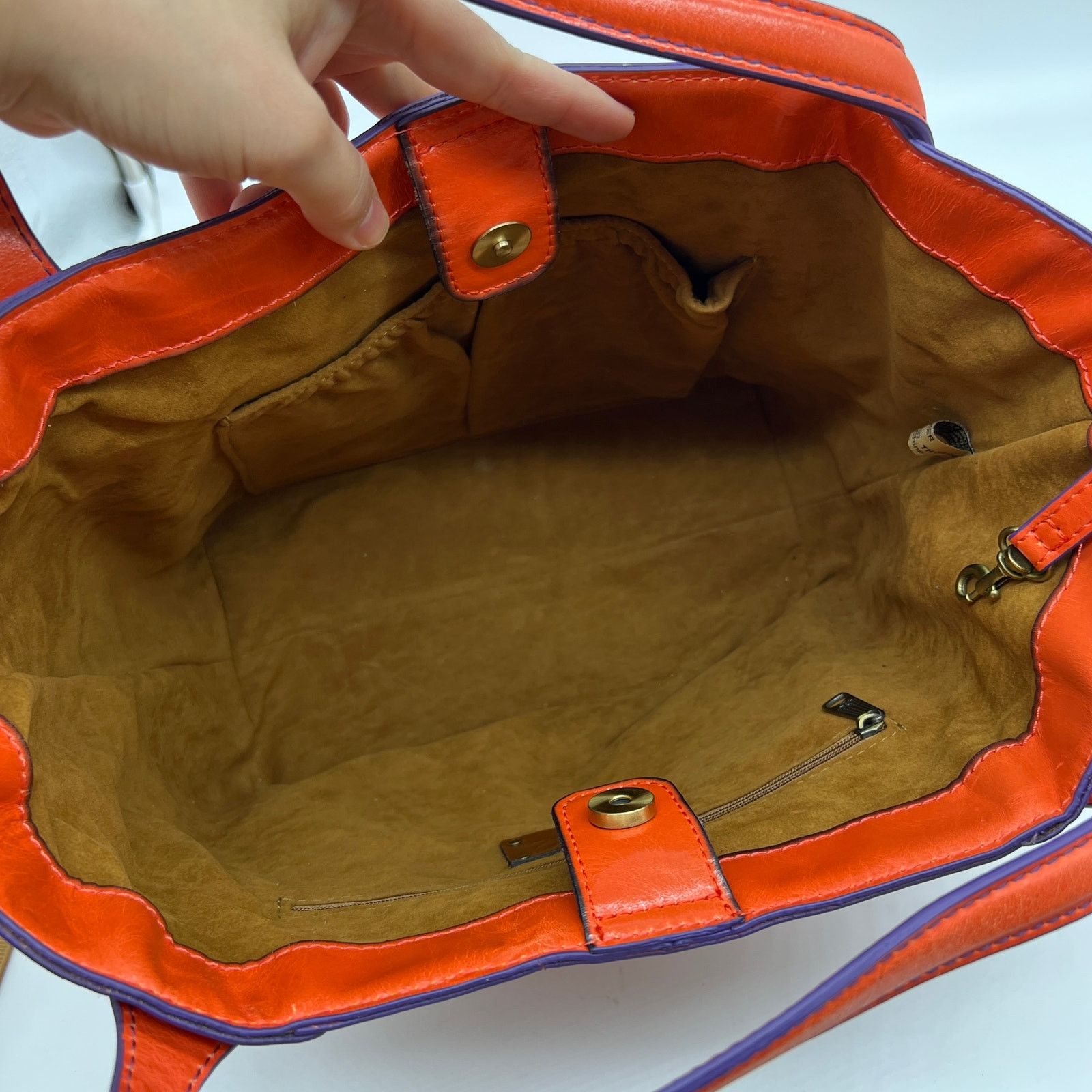 Other Patricia Nash Womens Purse Arielle Convert Satchel Coral Size ONE SIZE - 3 Thumbnail