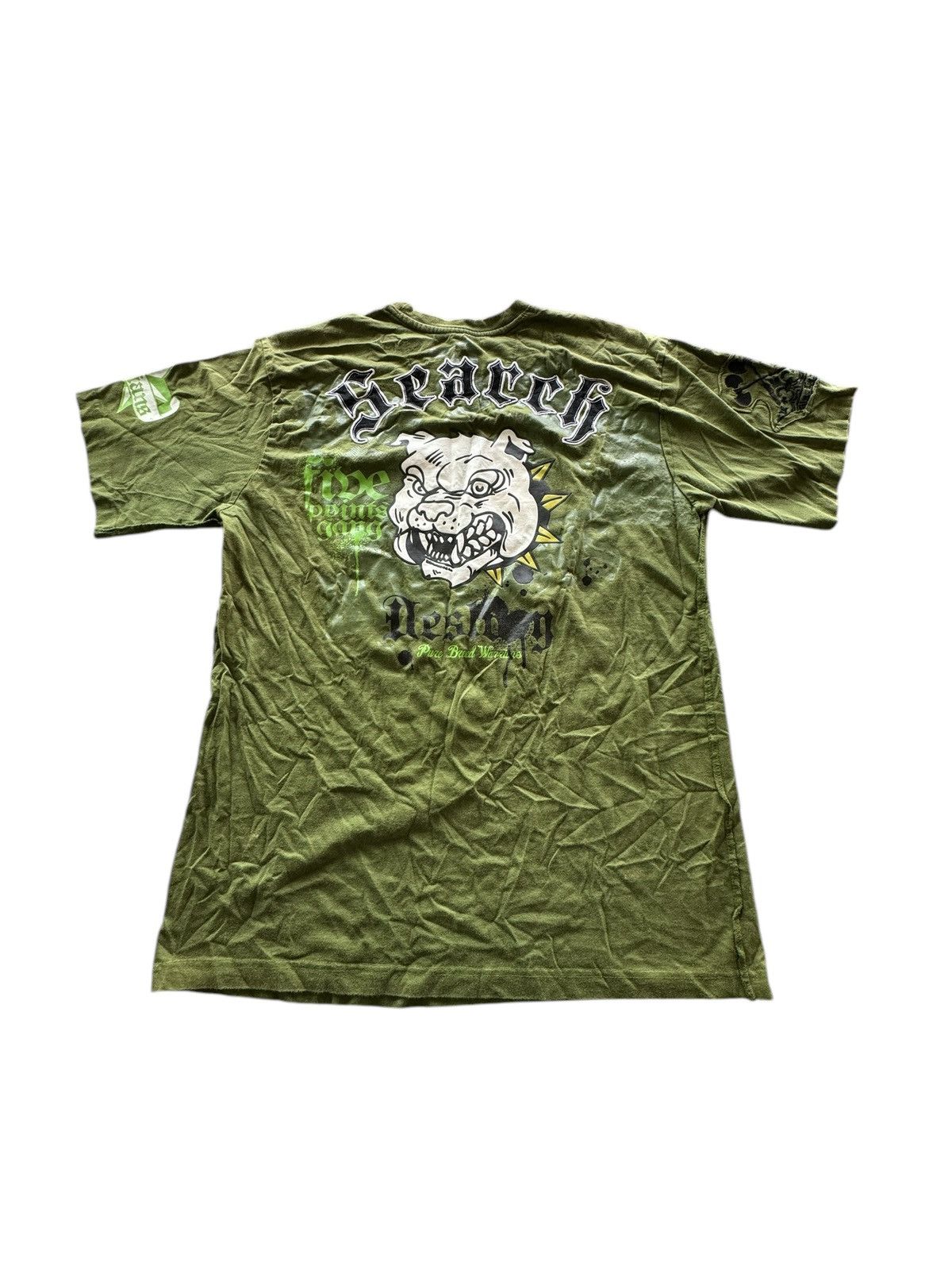 Black Label Blac Label Y2K Graphic Print Double Sided Search Tee Size US XL / EU 56 / 4 - 3 Thumbnail