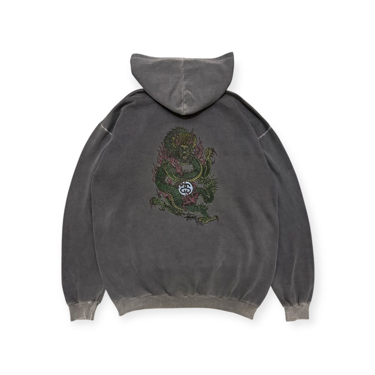 Stussy × Vintage STUSSY VINTAGE CAMO ZIP HOODIE FULL PRINT