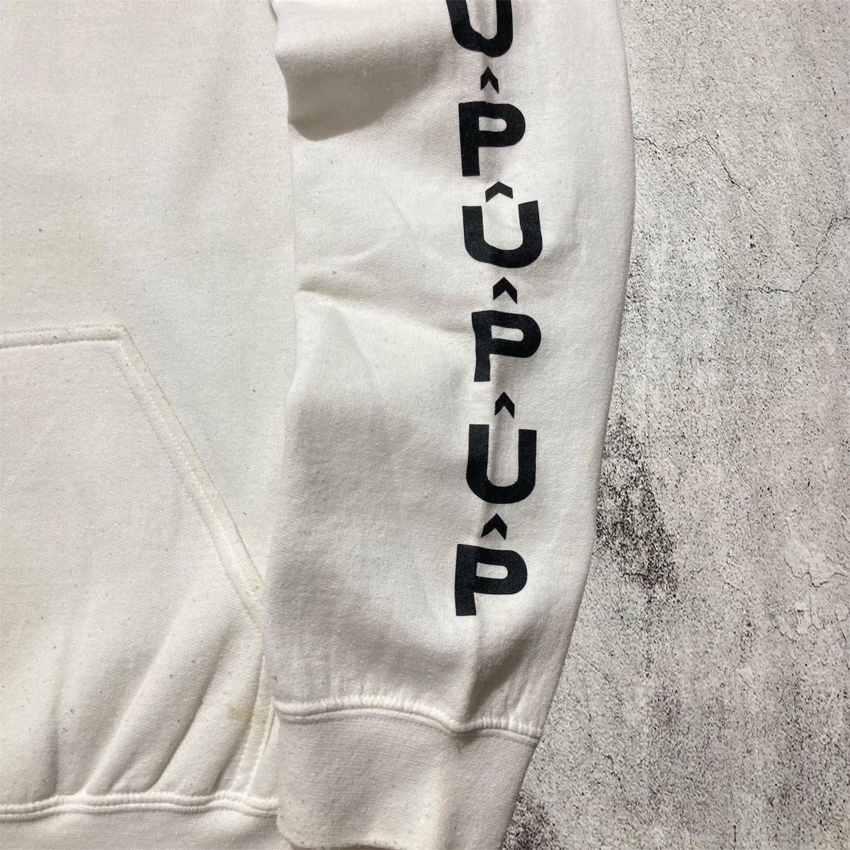 Japanese Brand Vintage Ehon Down Rip Off Sub Pop Nirvana Logo Hoodie White Size US XL / EU 56 / 4 - 6 Thumbnail