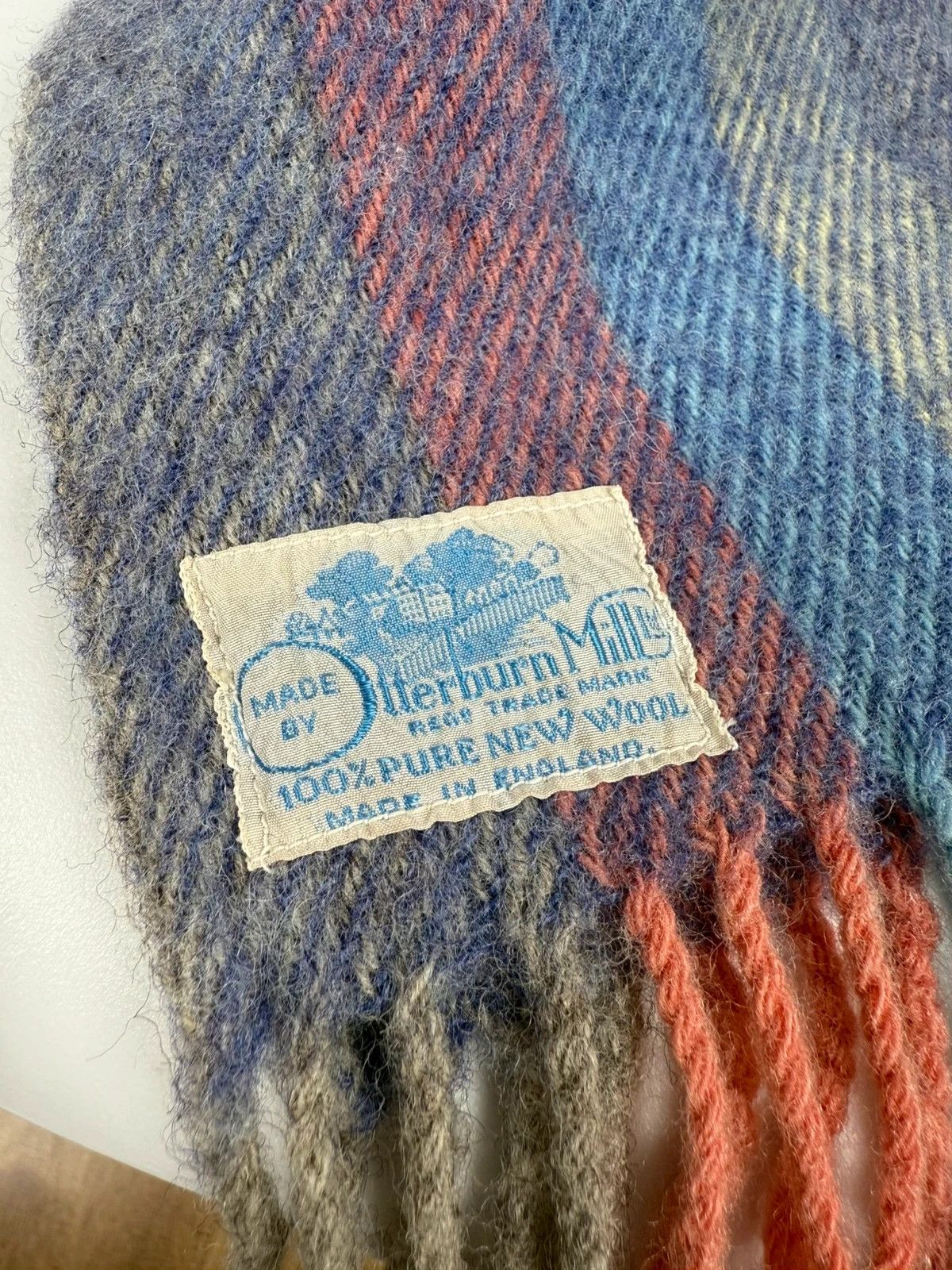 Other Otterburn Mill Vintage Pure Wool Plaid Blanket Throw Size ONE SIZE - 5 Thumbnail