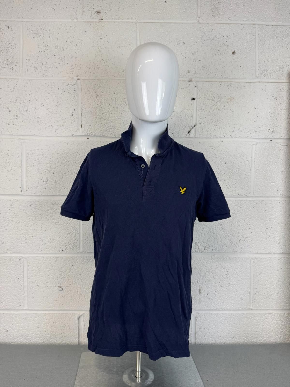 Lyle & Scott Lyle & Scott Navy Blue Men's Polo Shirt Size M Size US M / EU 48-50 / 2 - 1 Thumbnail