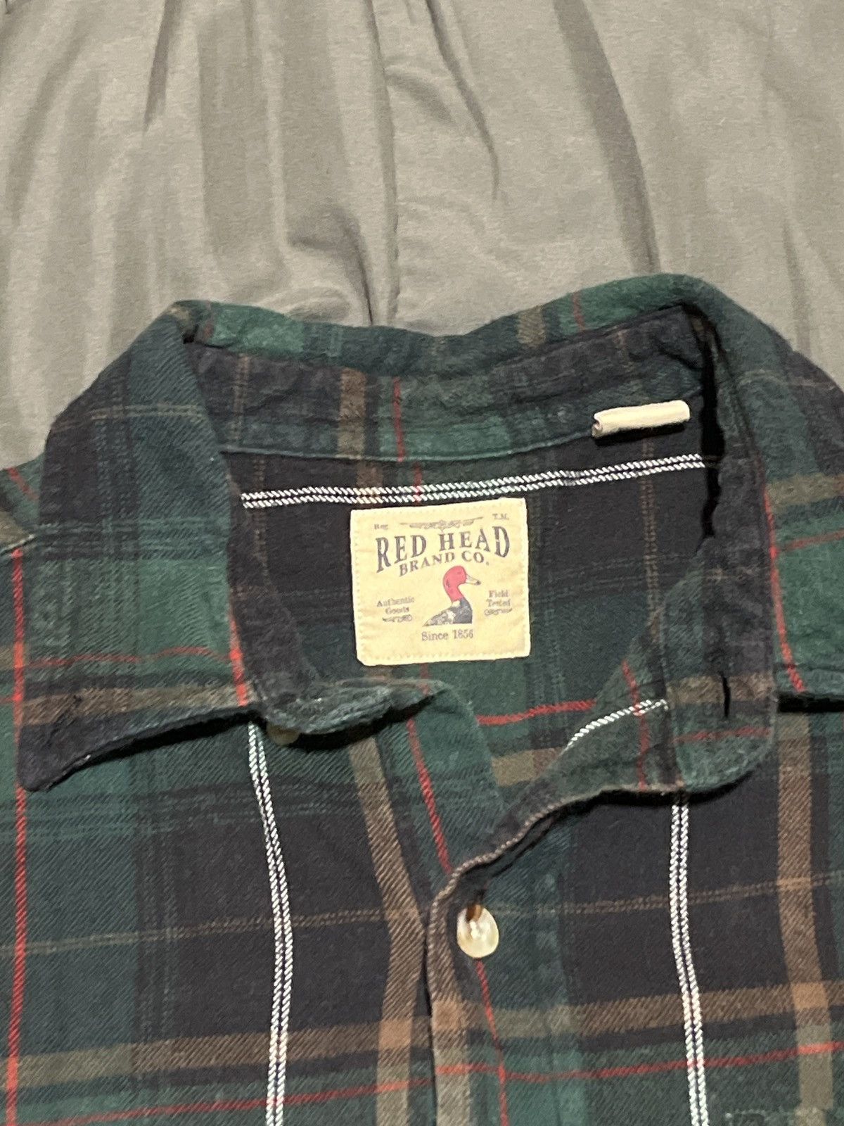Redhead Green RedHead Brand Co Flannel Size US M / EU 48-50 / 2 - 3 Thumbnail