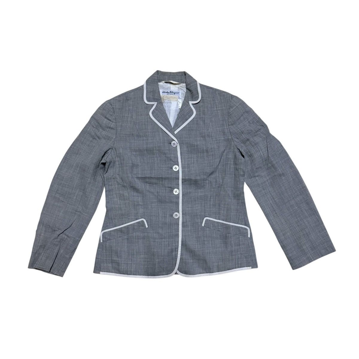 Salvatore Ferragamo Salvatore Ferragamo Suit Blazer Size S / US 4 / IT 40 - 1 Thumbnail