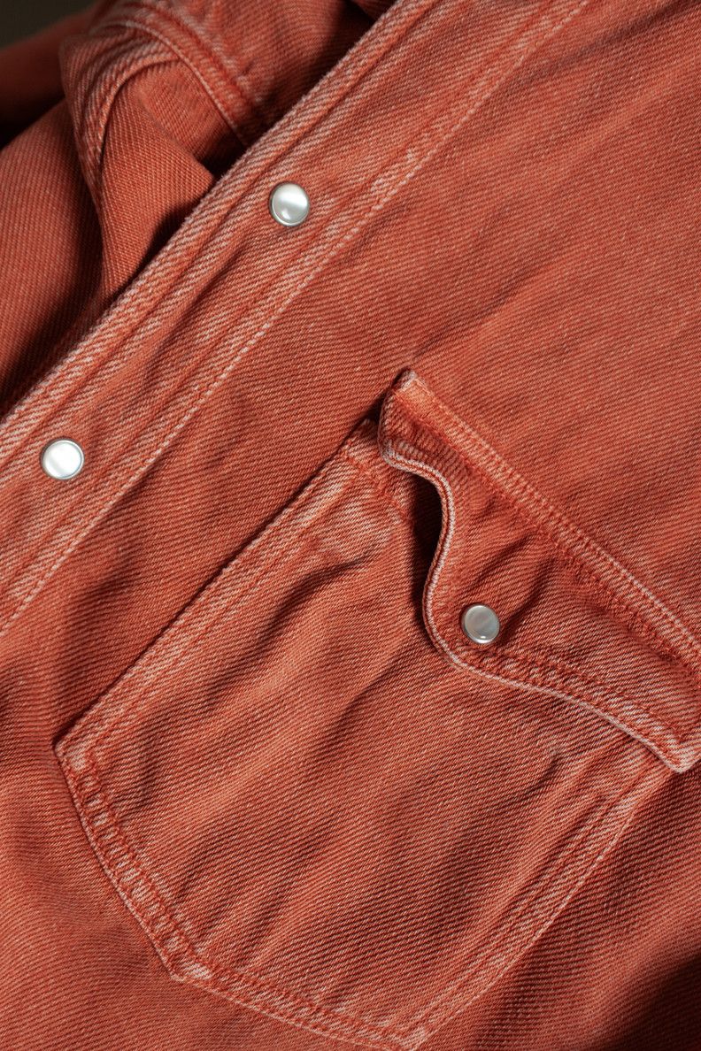 Isabel Marant Isabel Marant, Orange denim shirt Size US L / EU 52-54 / 3 - 7 Thumbnail