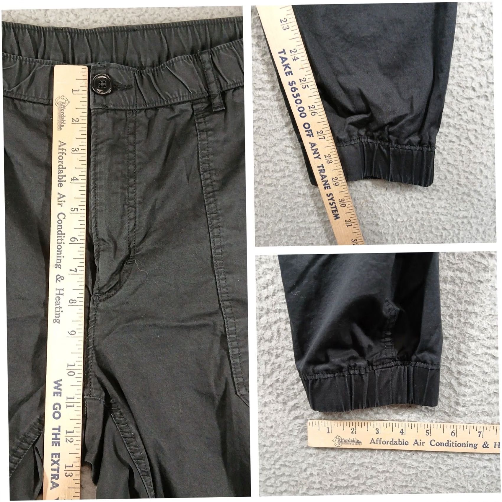Michael Kors Michael Kors Mens XL Slim Fit Jogger Pants Black Cotton EUC Size US 36 / EU 52 - 5 Thumbnail
