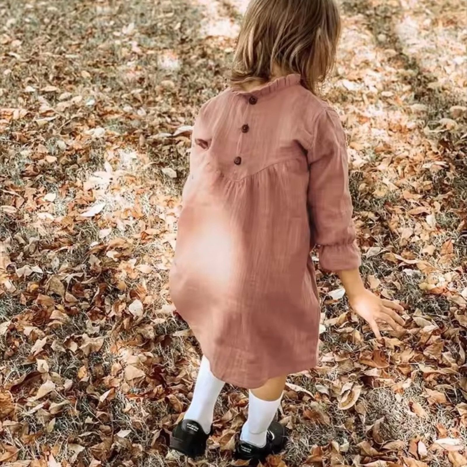 Other Long Sleeve Cotton Kids Girls Dresses size 1T 2T 3T 4T 5T Size XXS / US 00 / IT 34 - 3 Thumbnail