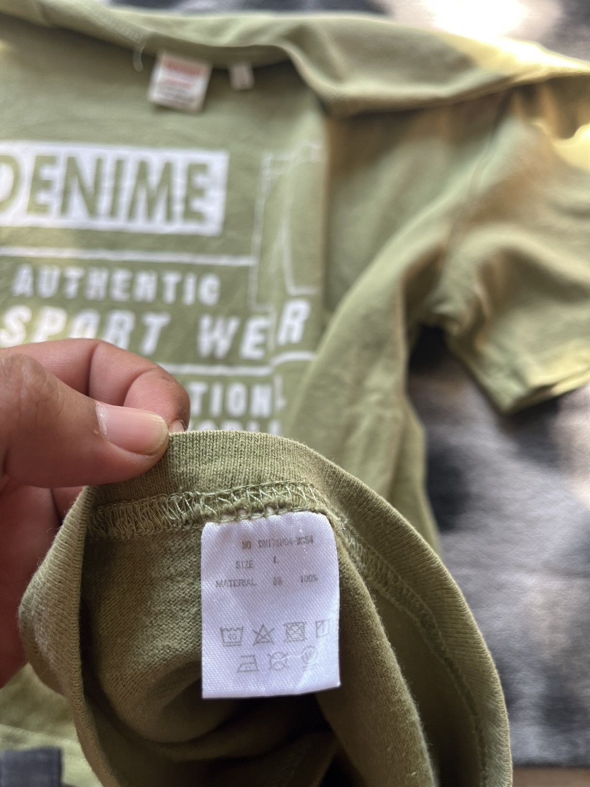 Denime × Designer × Japanese Brand Denime Japanese Brand T-Shirt Size US L / EU 52-54 / 3 - 3 Thumbnail