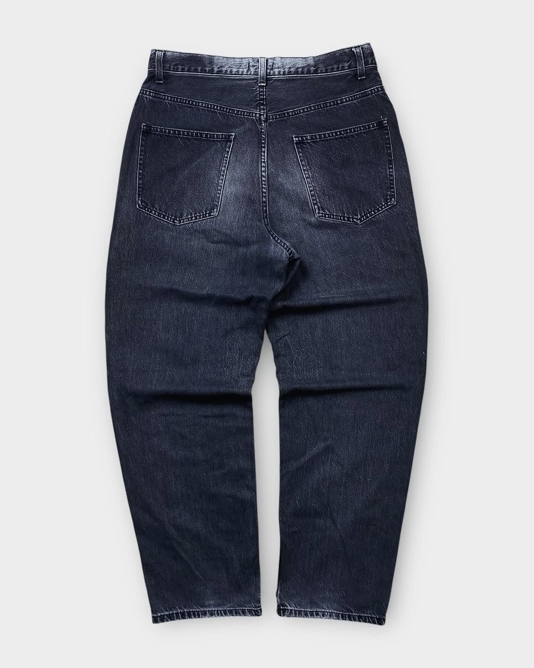 Uniqlo Uniqlo Black washed Baggy Jeans Size US 30 / EU 46 - 2 Thumbnail