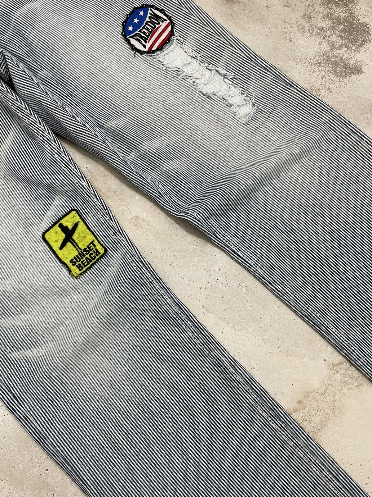Hysteric Glamour × Japanese Brand Jude Bloom Surf Patch Clone Devgru Y2K Style Distressed Size US 30 / EU 46 - 4 Thumbnail