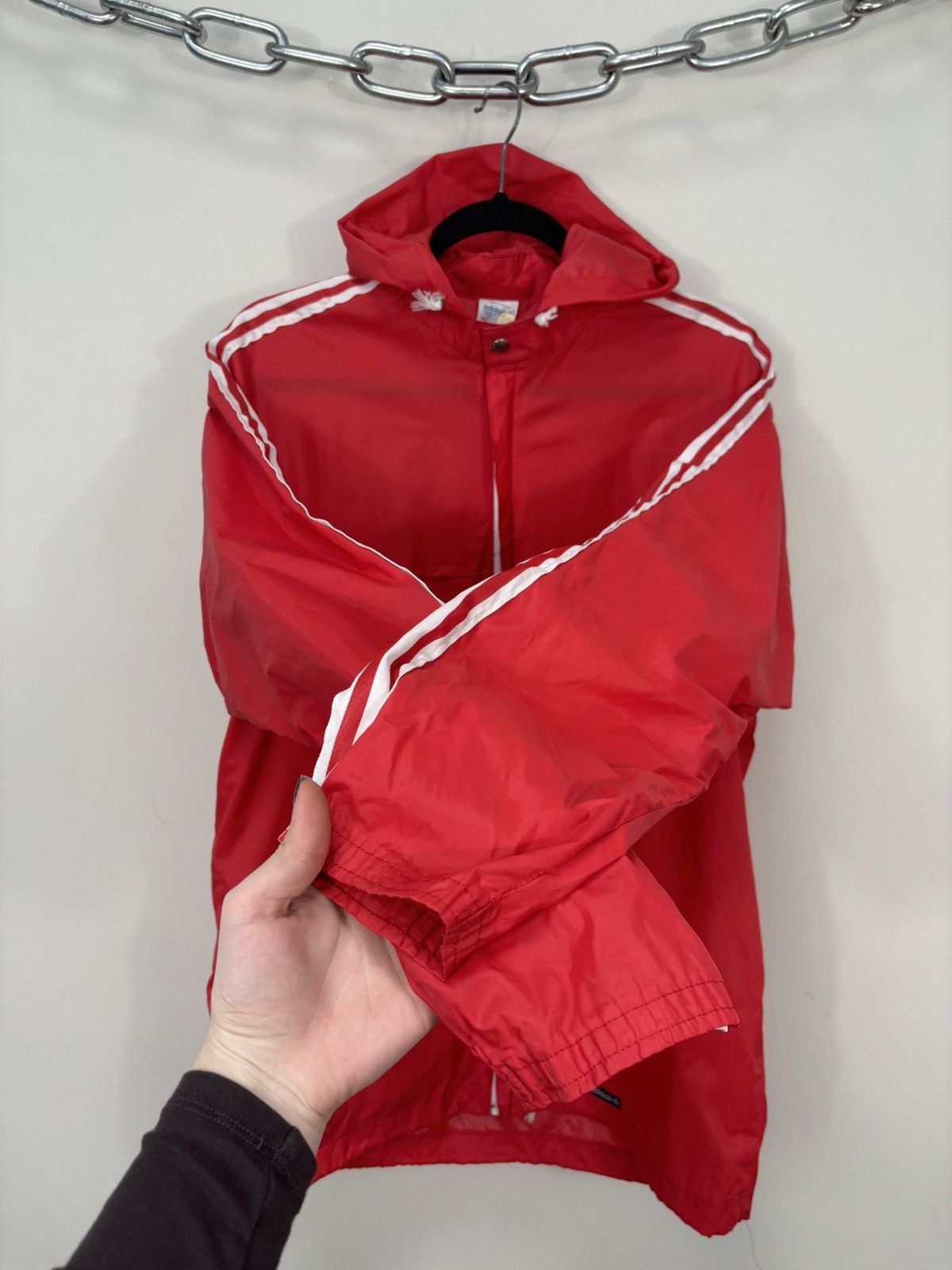 Adidas Vintage Adidas Ventex 80s Very Rare Nylon Windbreaker Jacket Size US M / EU 48-50 / 2 - 12 Thumbnail