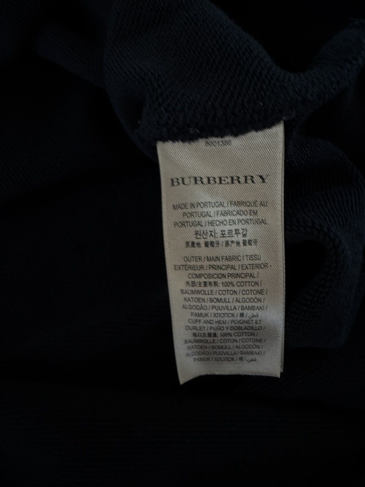 Burberry Burberry Black Checker Pocket Hoodie Size US L / EU 52-54 / 3 - 5 Thumbnail