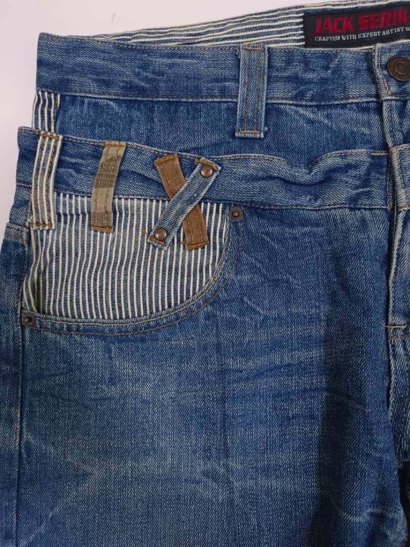If Six Was Nine × Japanese Brand Jack Serika Double Waist Jeans Punk Seditioneries Style Size US 32 / EU 48 - 8 Thumbnail