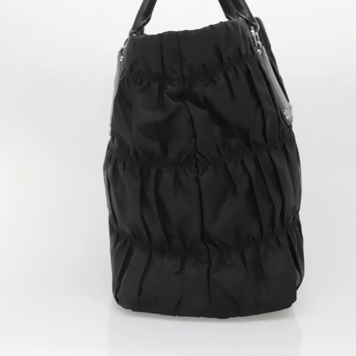 Prada PRADA Tote Bag Nylon Black Silver Size ONE SIZE - 4 Thumbnail