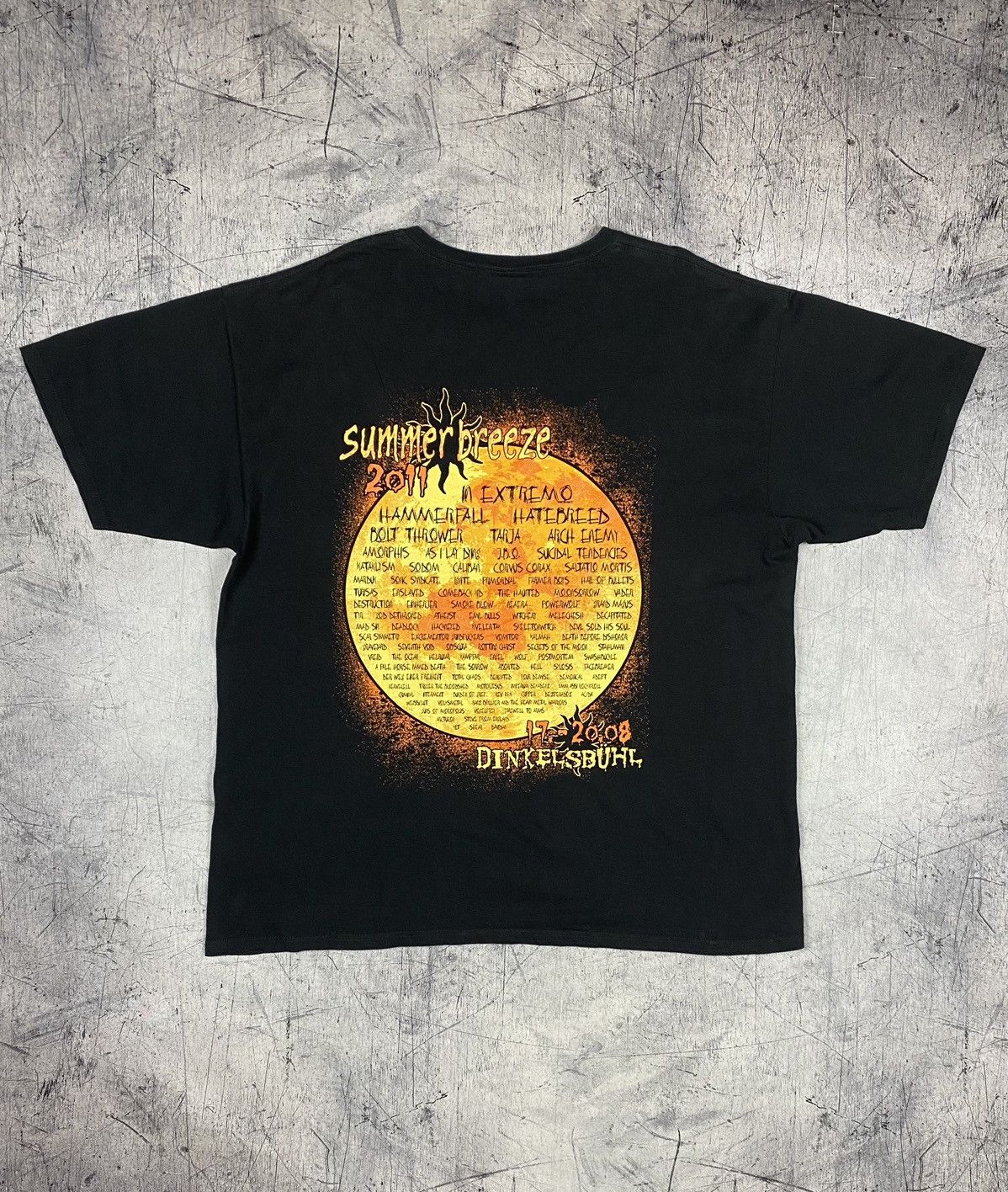 Vintage Vintage 00s Summer Breeze Dinkelsbuhl Craze Tee Size US XXL / EU 58 / 5 - 11 Thumbnail