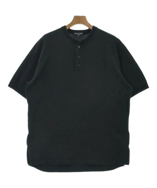 Comme des Garcons Homme T-Shirts Short Sleeve Crewneck Half Button Dark blue Gray Size US L / EU 52-54 / 3 - 1 Thumbnail