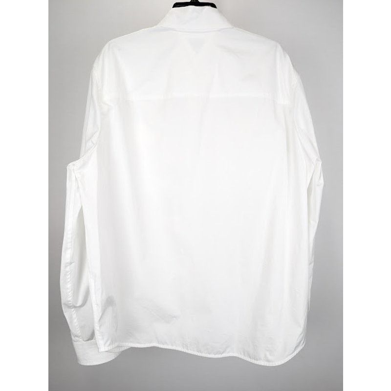 Bottega Veneta o1rshd1 Compact Cotton Poplin Shirt in White Size US L / EU 52-54 / 3 - 13 Thumbnail