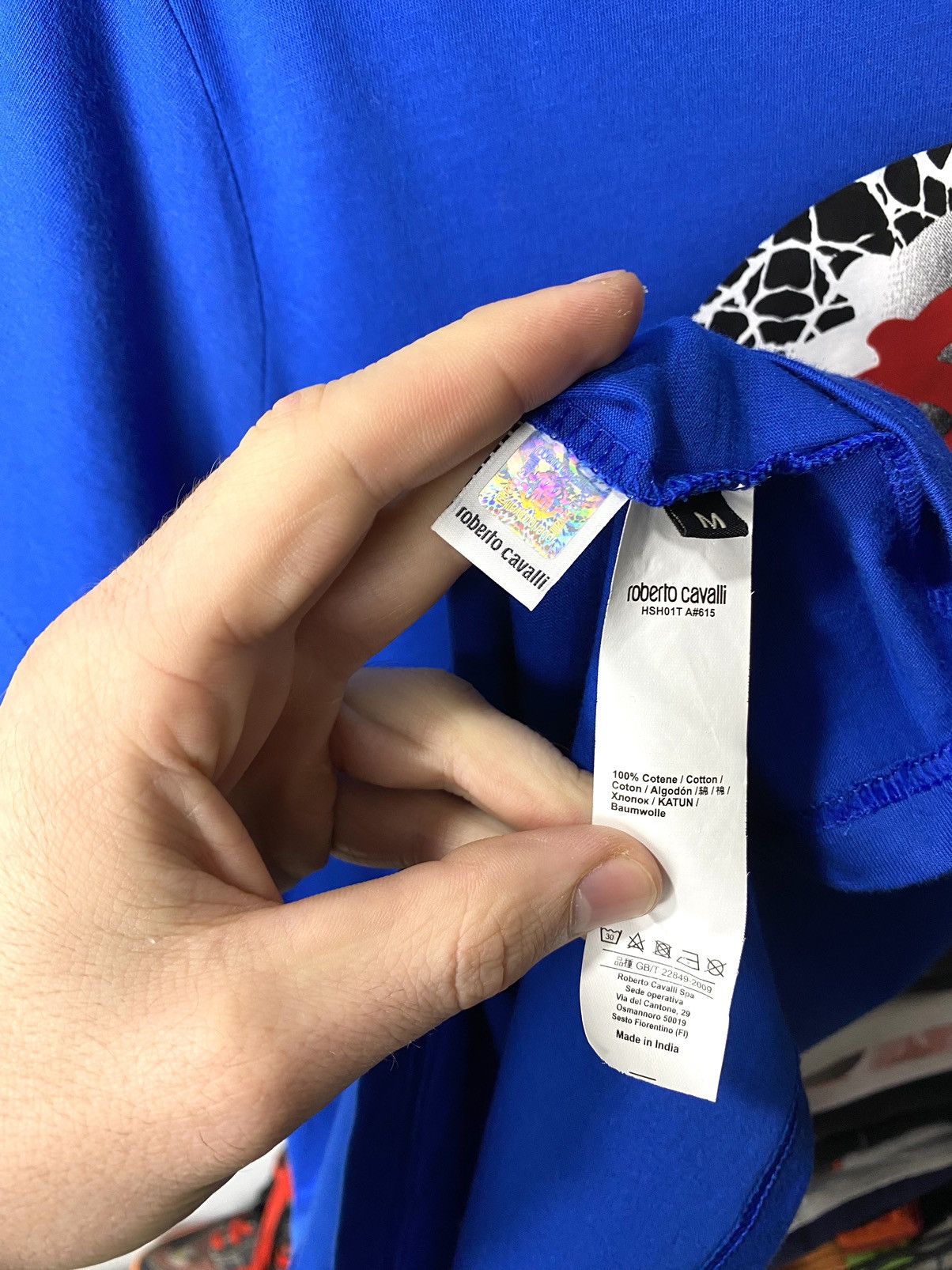 Just Cavalli Roberto Cavalli Big Logo T Shirt Just Cavalli Y2K Size US M / EU 48-50 / 2 - 7 Thumbnail