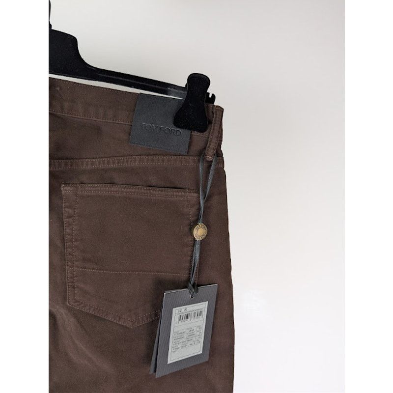 Tom Ford o1rshd1 Straight-Fit Denim Jeans in Brown Size US 32 / EU 48 - 14 Thumbnail