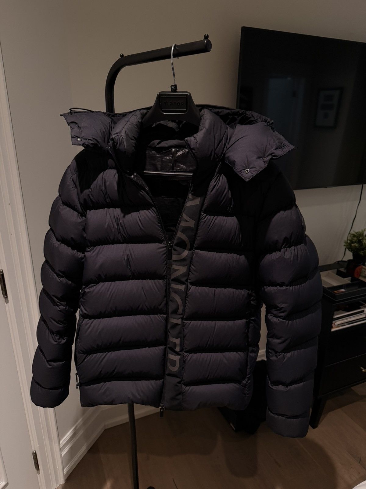 Moncler Moncler Rare winter jacket blackout logo Size US L / EU 52-54 / 3 - 1 Thumbnail