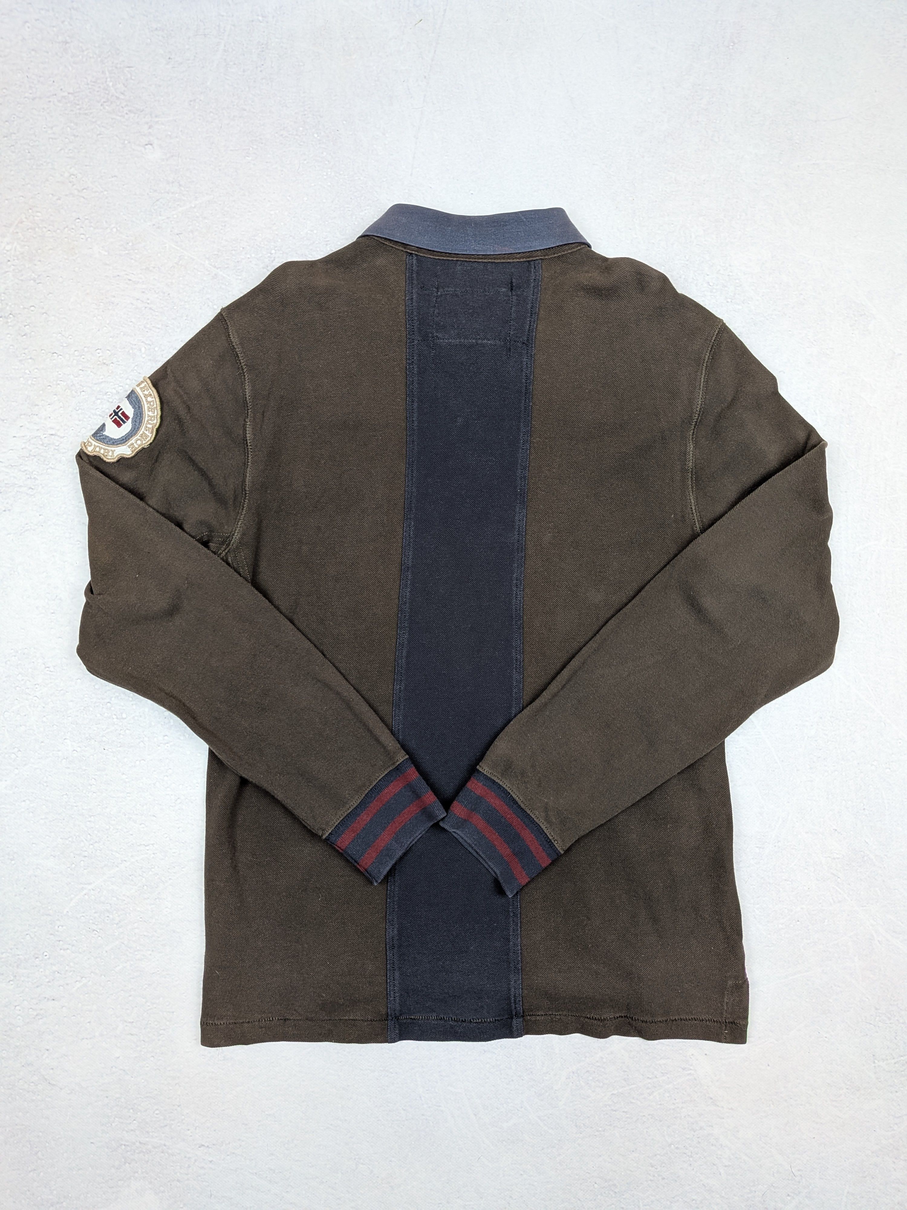 Napapijri Napapijri Vintage Heavy Cotton Rugby Shirt Jumper Size L/XL Size US XL / EU 56 / 4 - 2 Thumbnail