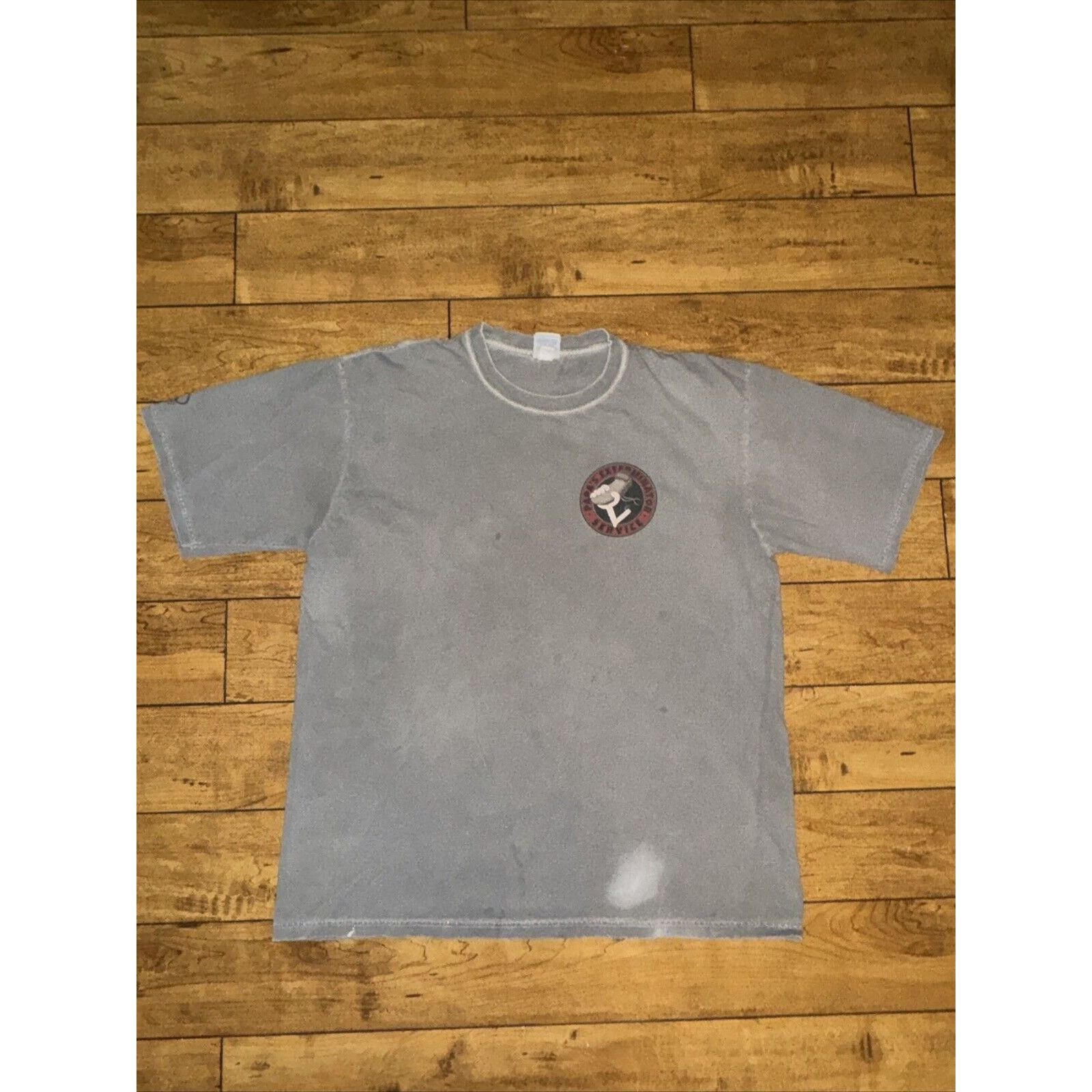 Other Vintage Crazy Shirts Papa Exterminator T-Shirt Grey XL 23x28 Size US XL / EU 56 / 4 - 4 Thumbnail