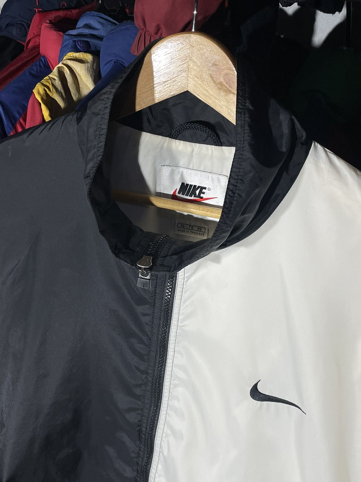 Nike × Vintage Windbreaker Nike Big Swoosh Vintage 90’s Size US XL / EU 56 / 4 - 8 Thumbnail