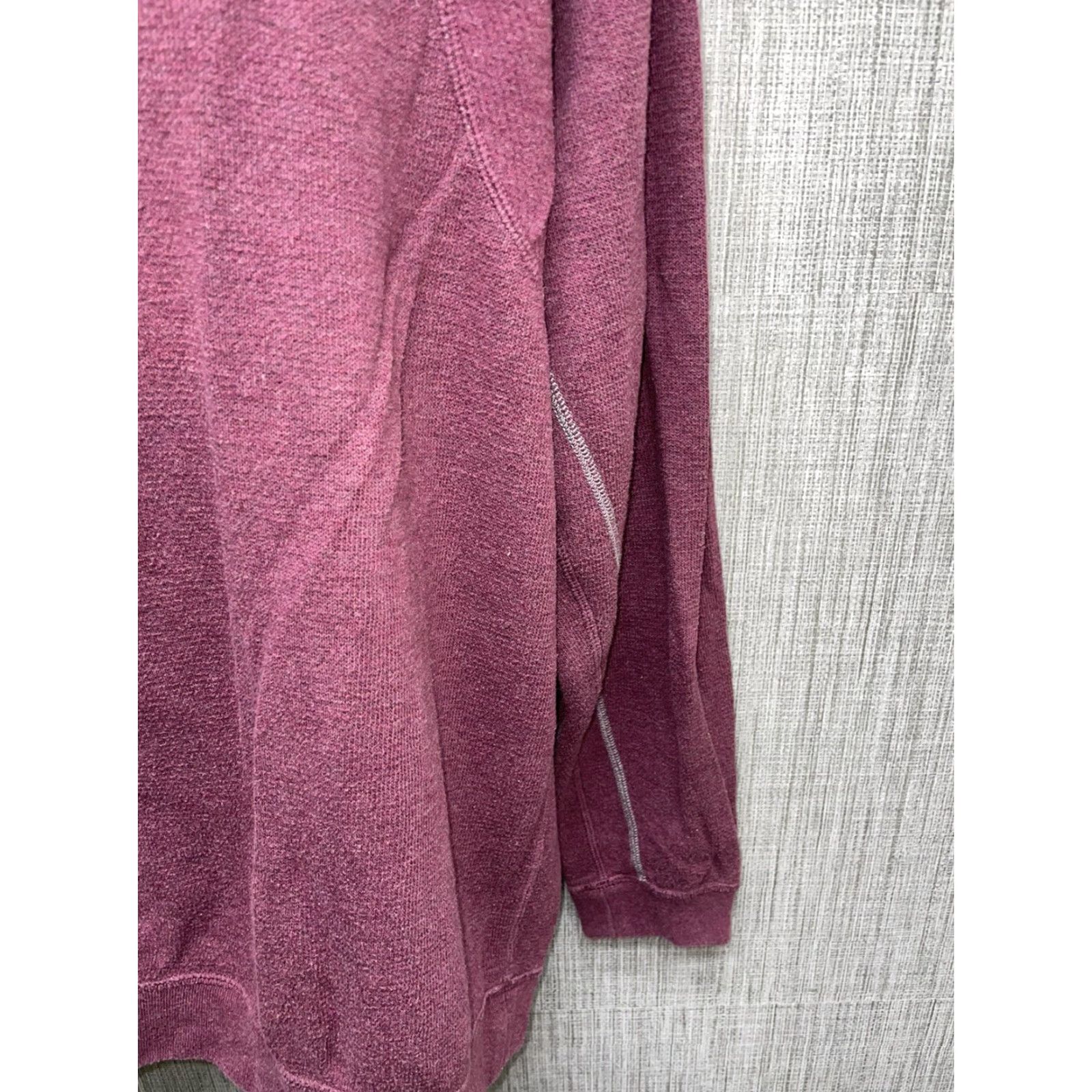 Tommy Bahama Tommy Bahama Half Zip Pullover L Mens 100% Cotton Light Maroon Red Zip Sweater Size US L / EU 52-54 / 3 - 4 Thumbnail