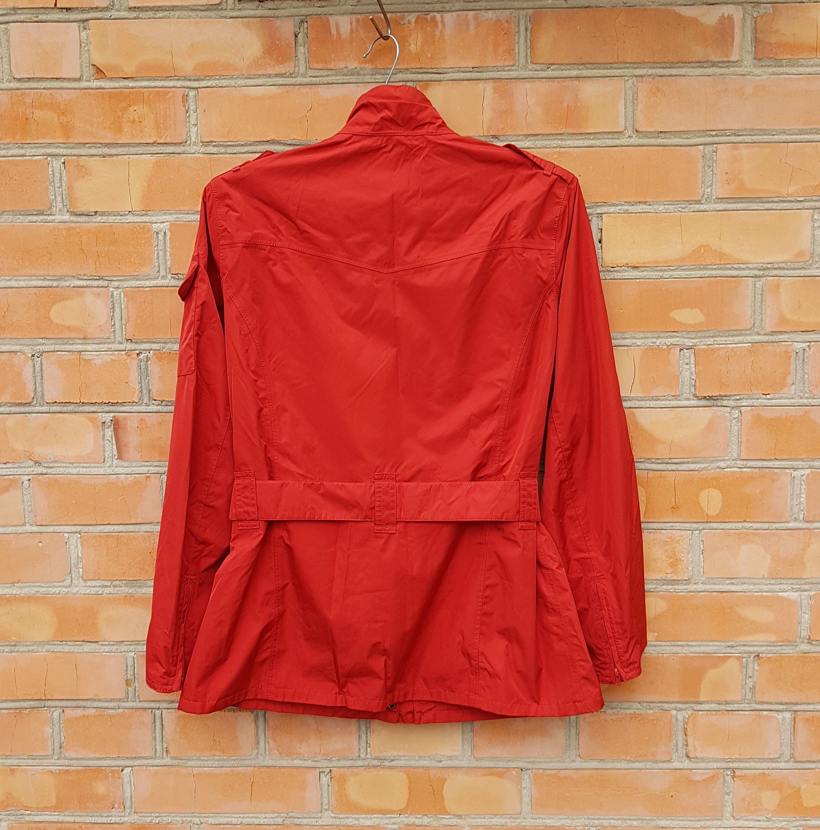 Barbour × Vintage Barbour International L1022 Featherweight Belted Jacket Size M / US 6-8 / IT 42-44 - 4 Thumbnail