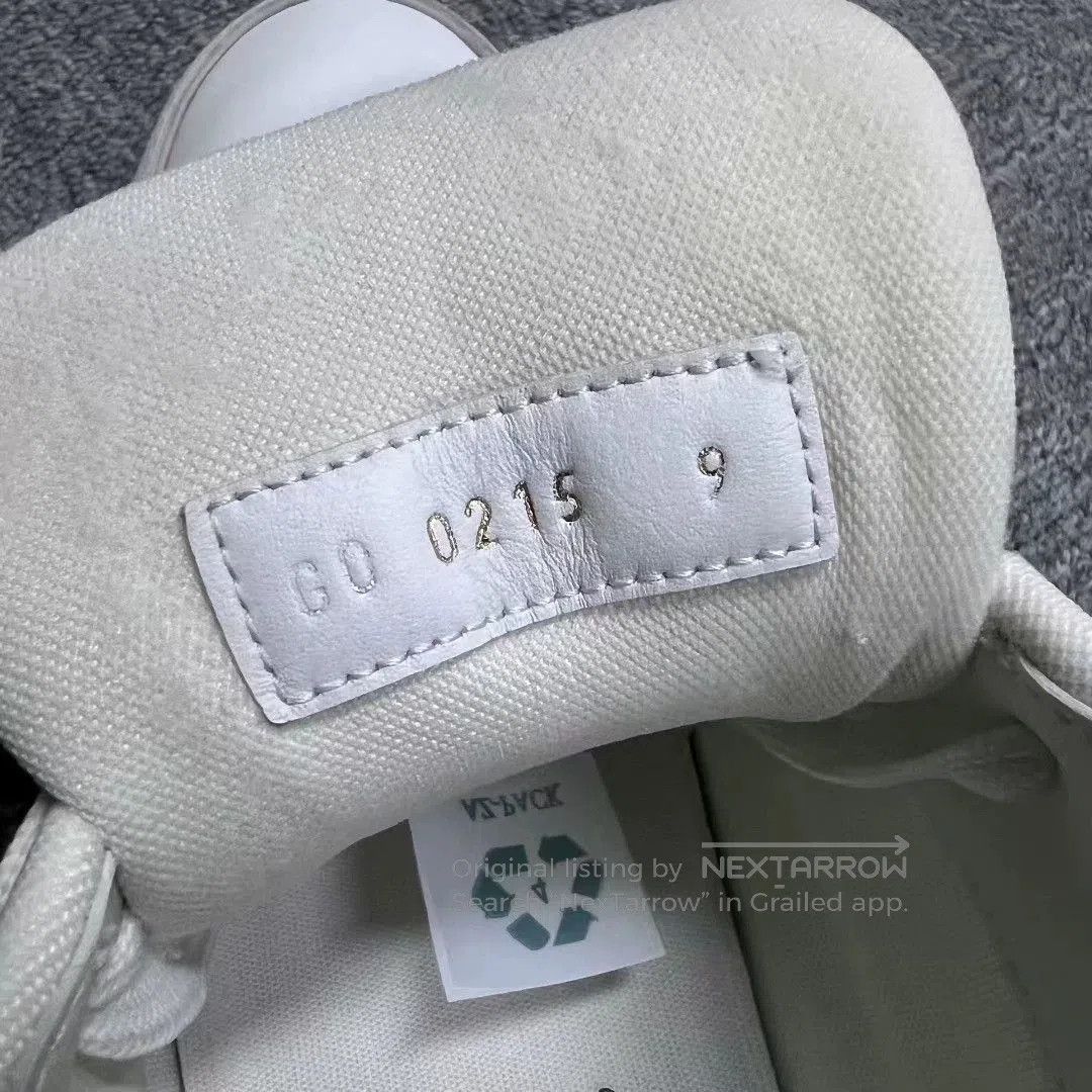 Louis Vuitton louis vuitton low-top white sneakers with touch strap. Size US 9 / EU 42 - 4 Thumbnail