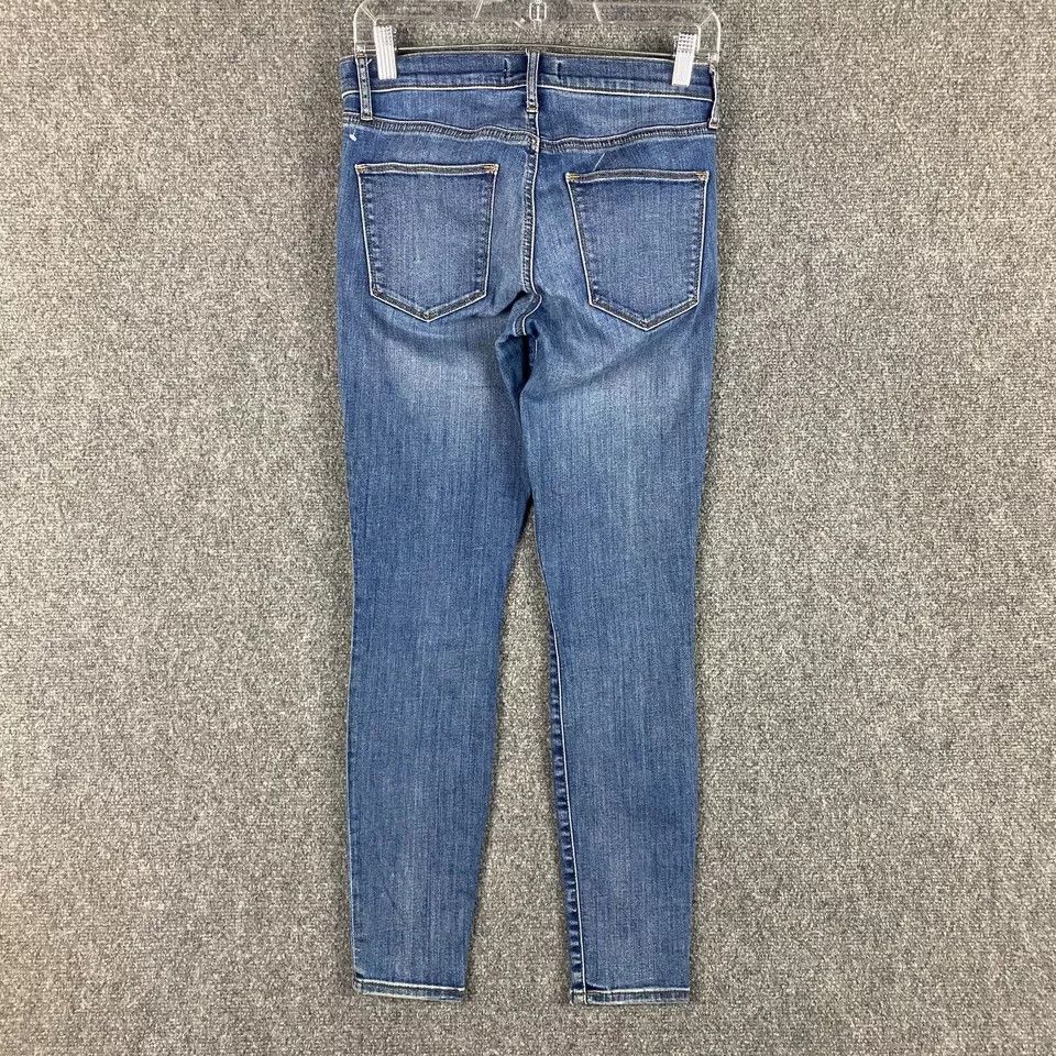Gap Gap 1969 Jeans Women's 28R True Skinny Medium Wash Stretch Size 28" / US 6 / IT 42 - 6 Thumbnail
