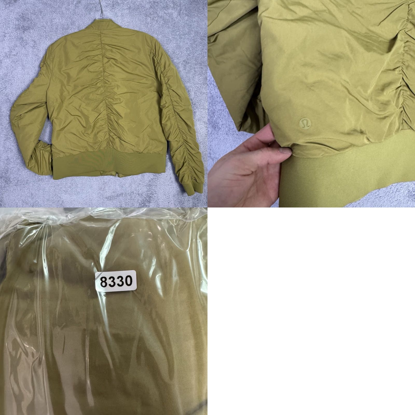 Lululemon Lululemon Bomber Jacket Reversible Puffer Womens 12 Lightweight Glyde Navy Green Size XL / US 12-14 / IT 48-50 - 10 Thumbnail