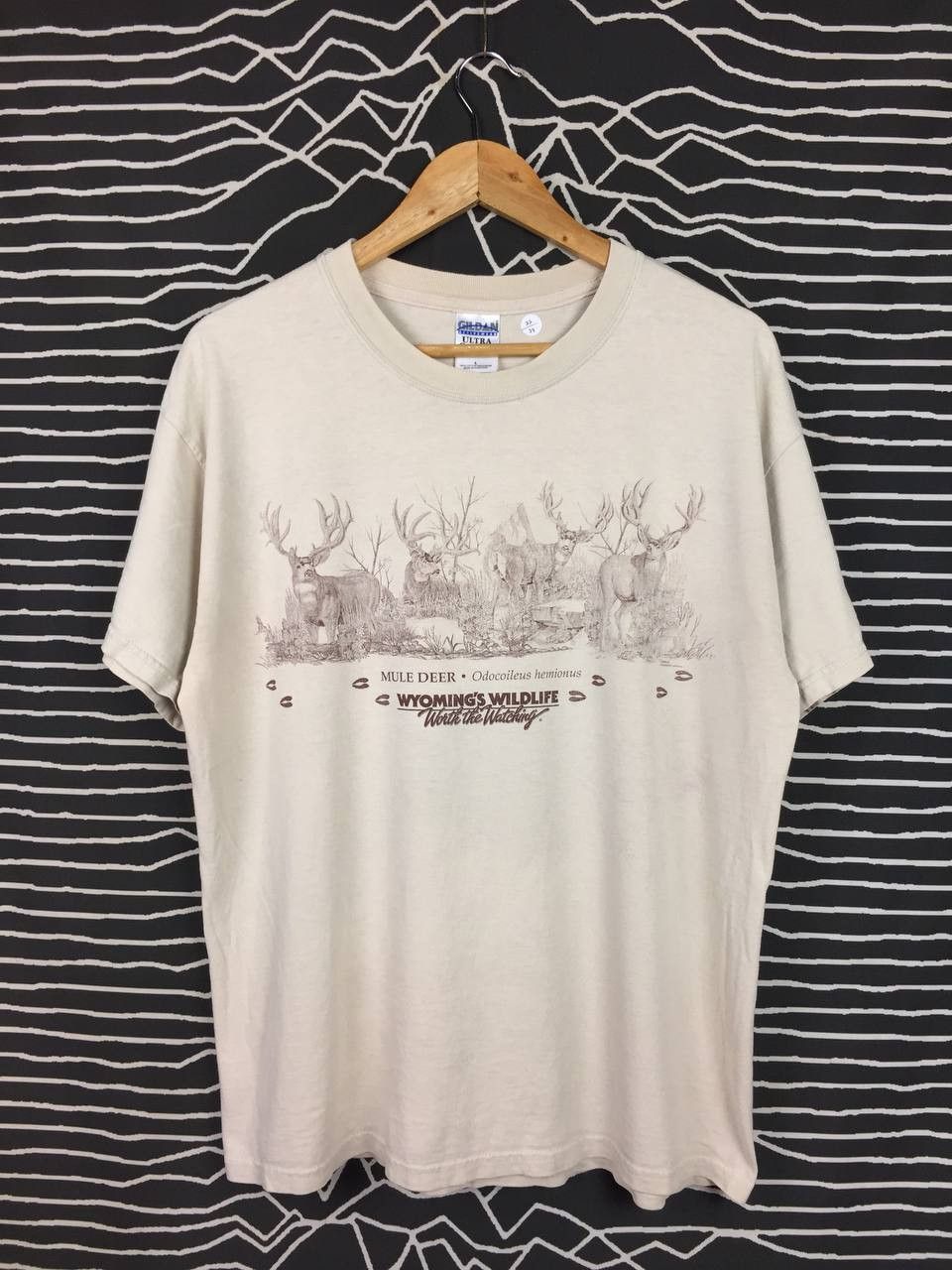 Habitat × Vintage Vtg Y2K Mule Deer Wyoming's Wildlife Worth The Watching Tee Size US L / EU 52-54 / 3 - 2 Thumbnail
