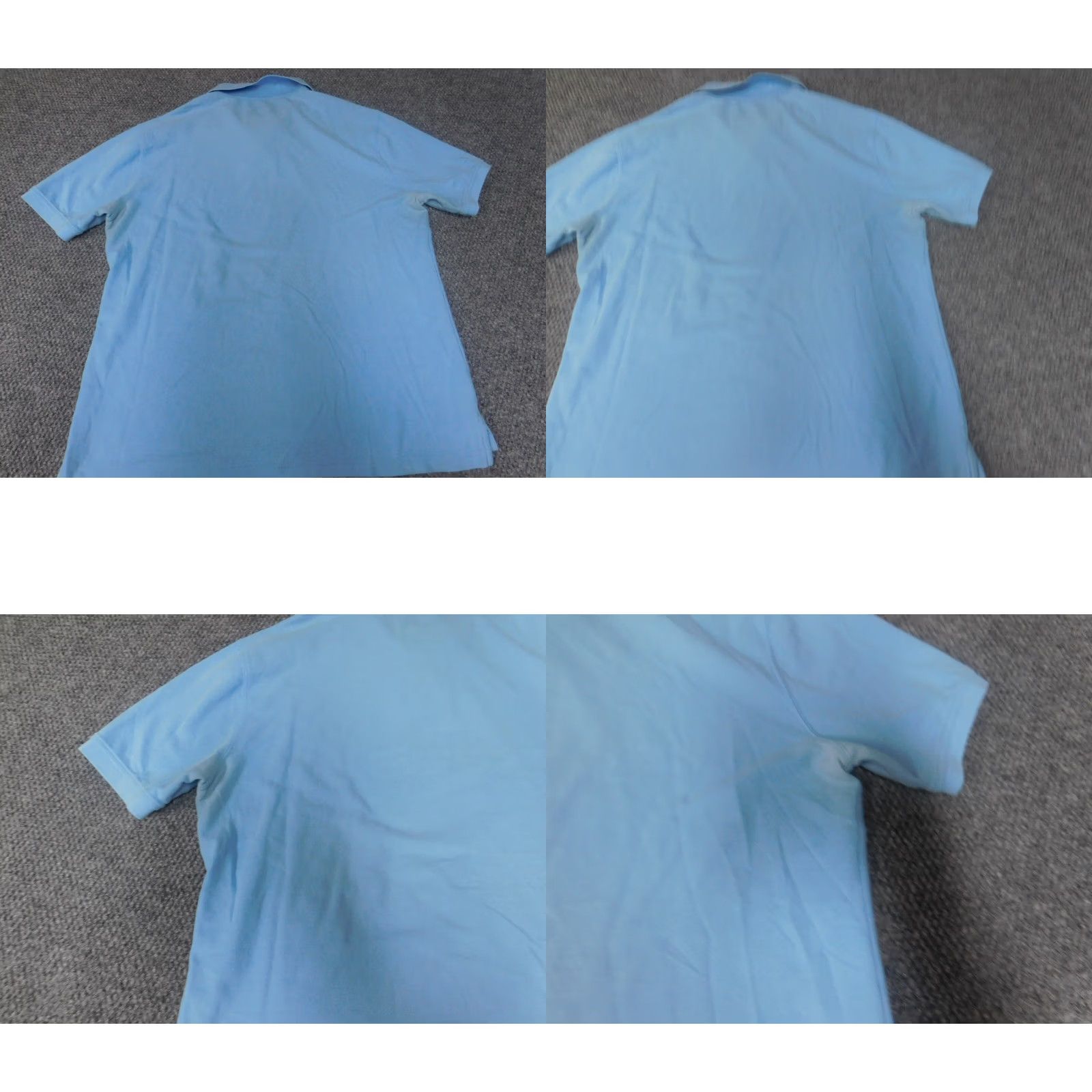 Vintage Saddlebred Polo Shirt Short Sleeve Blue Regular L Mens Striped Button Collar Golf Comfort flex Size US L / EU 52-54 / 3 - 8 Thumbnail