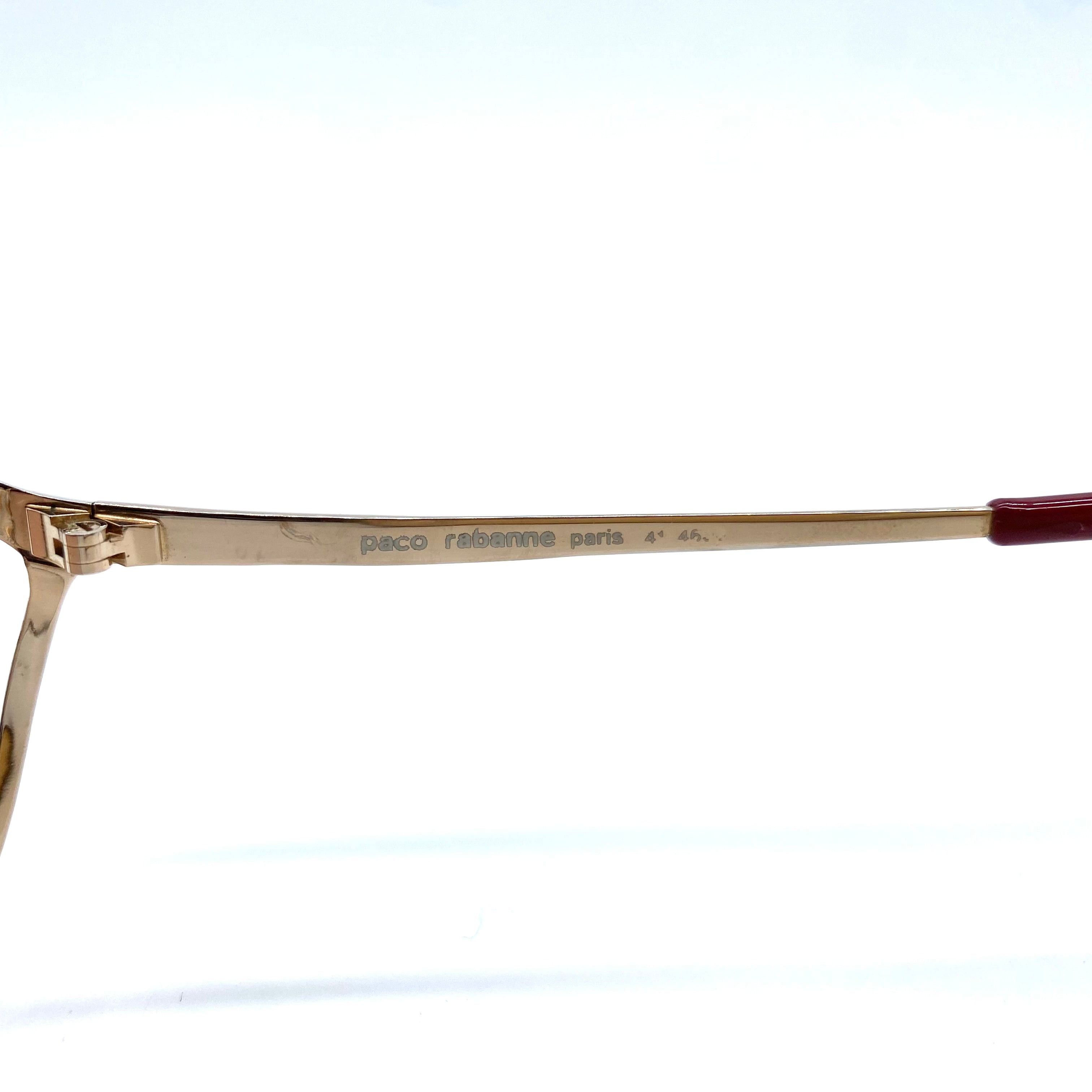 Paco Rabanne Vintage Paco Rabanne Eye wear Sunglasses Red Size ONE SIZE - 5 Thumbnail