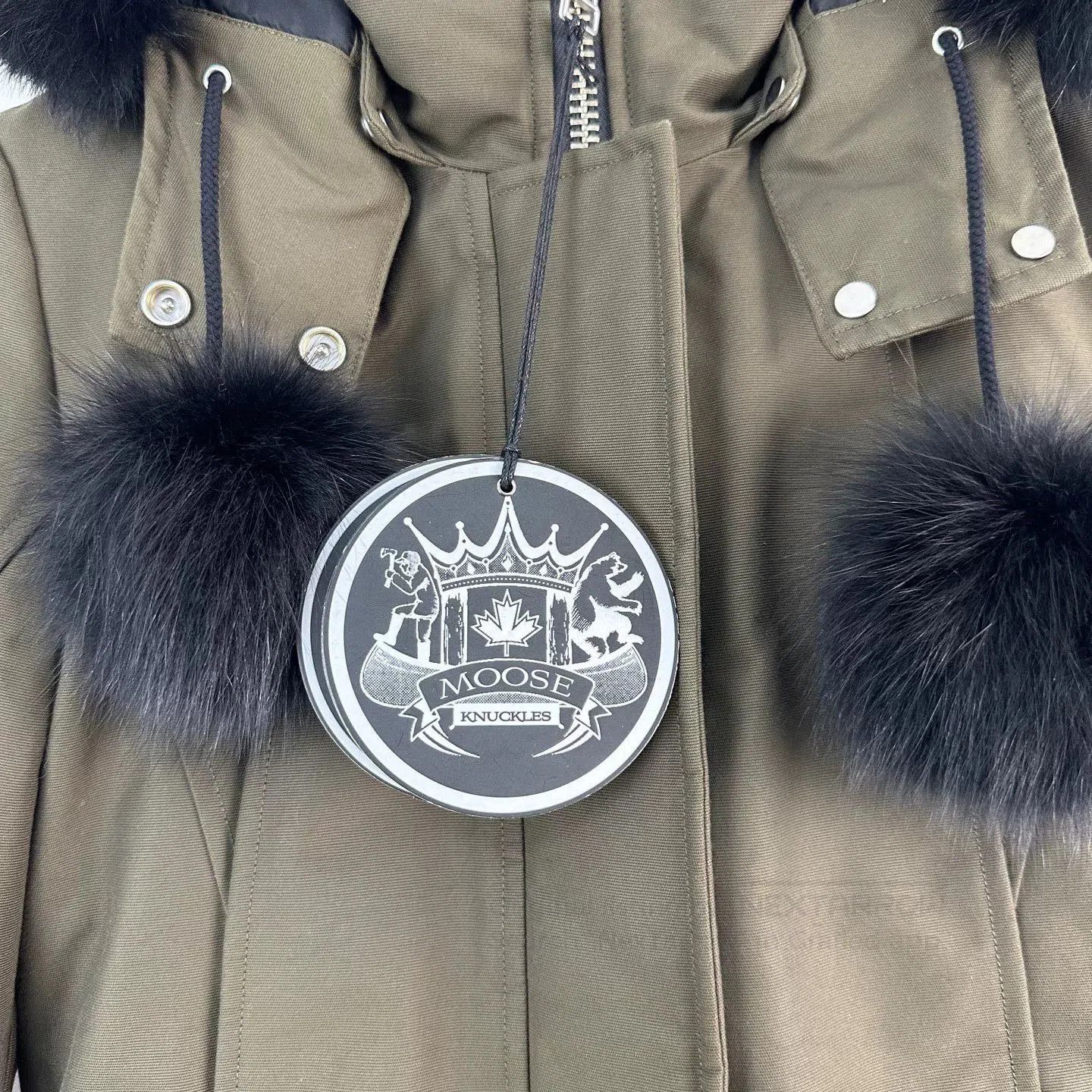 Moose Knuckles Moose Knuckles Military Green Down Jacket. Size S / US 4 / IT 40 - 6 Thumbnail
