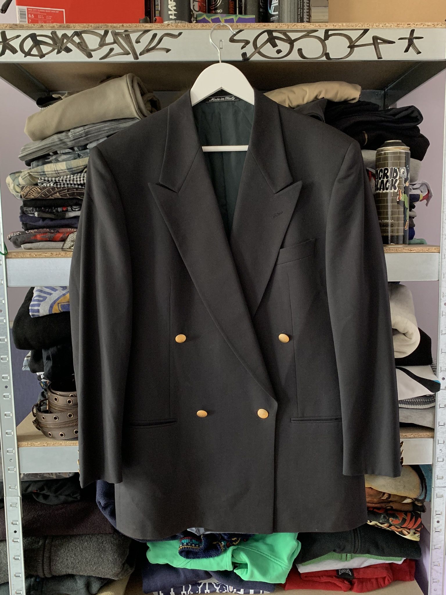 Giorgio Armani 80's Giorgio Armani Doubled-Breasted Blazer Jacket Size 48R - 1 Thumbnail
