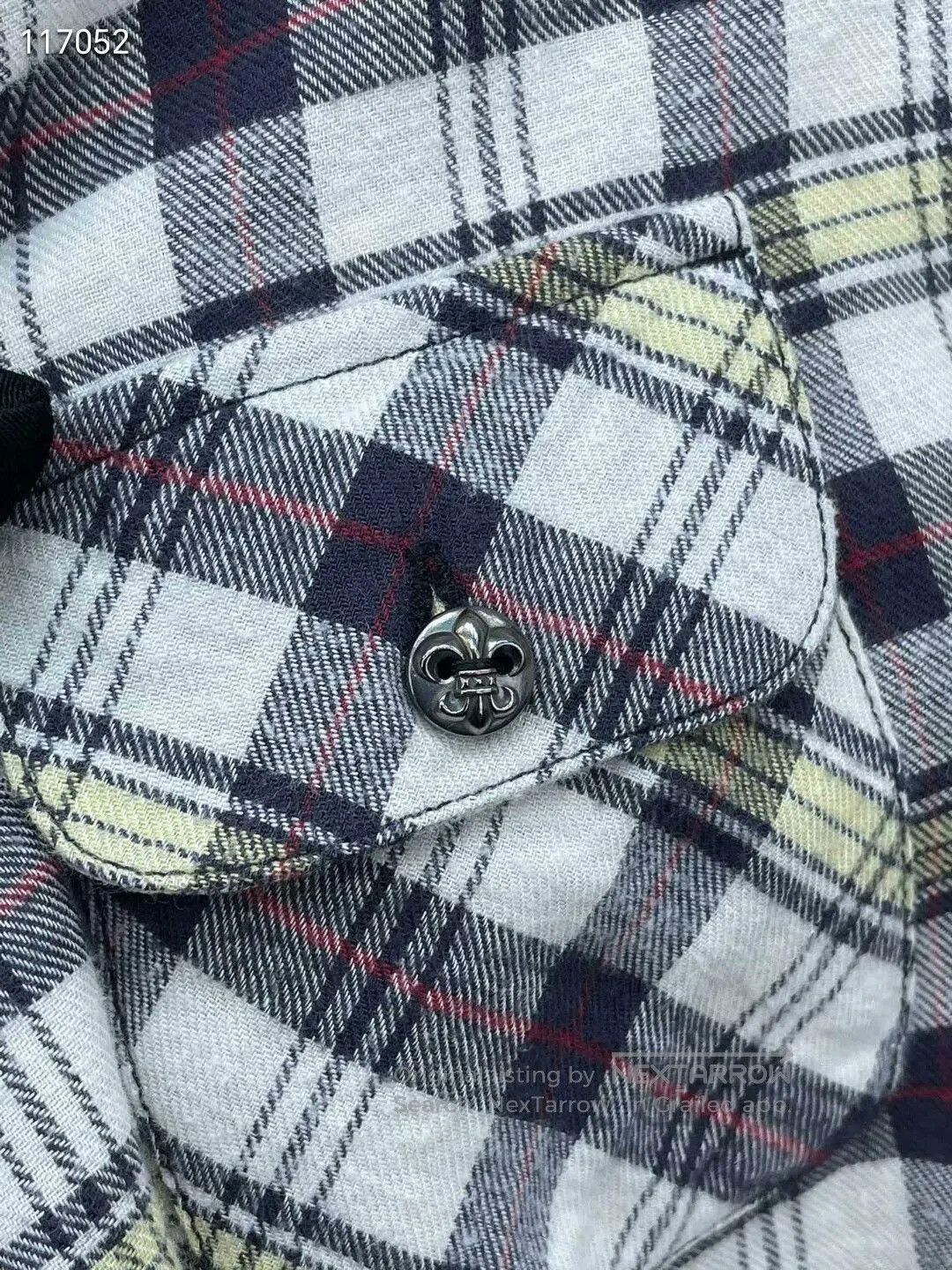 Chrome Hearts Chrome Hearts Cropped Checkered Shirt. Size M / US 6-8 / IT 42-44 - 4 Thumbnail