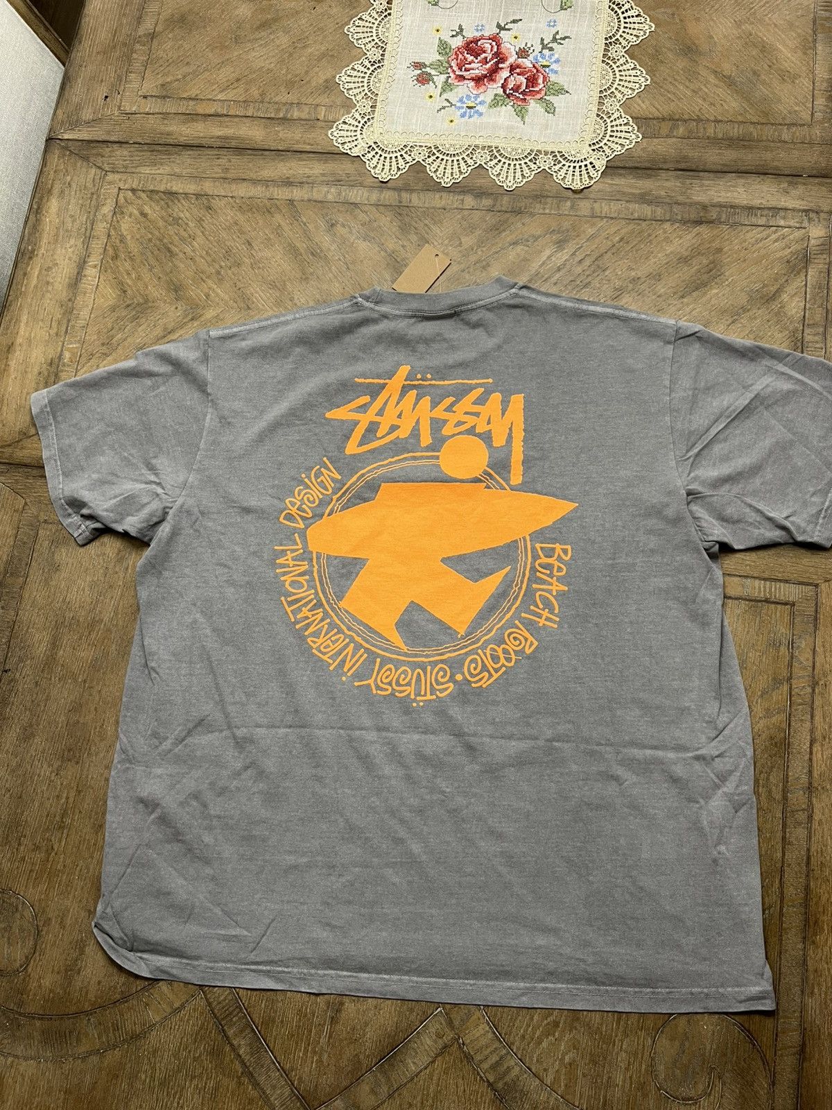 Stussy beach roots pigment dyed tee 'black' / XL size | eBay