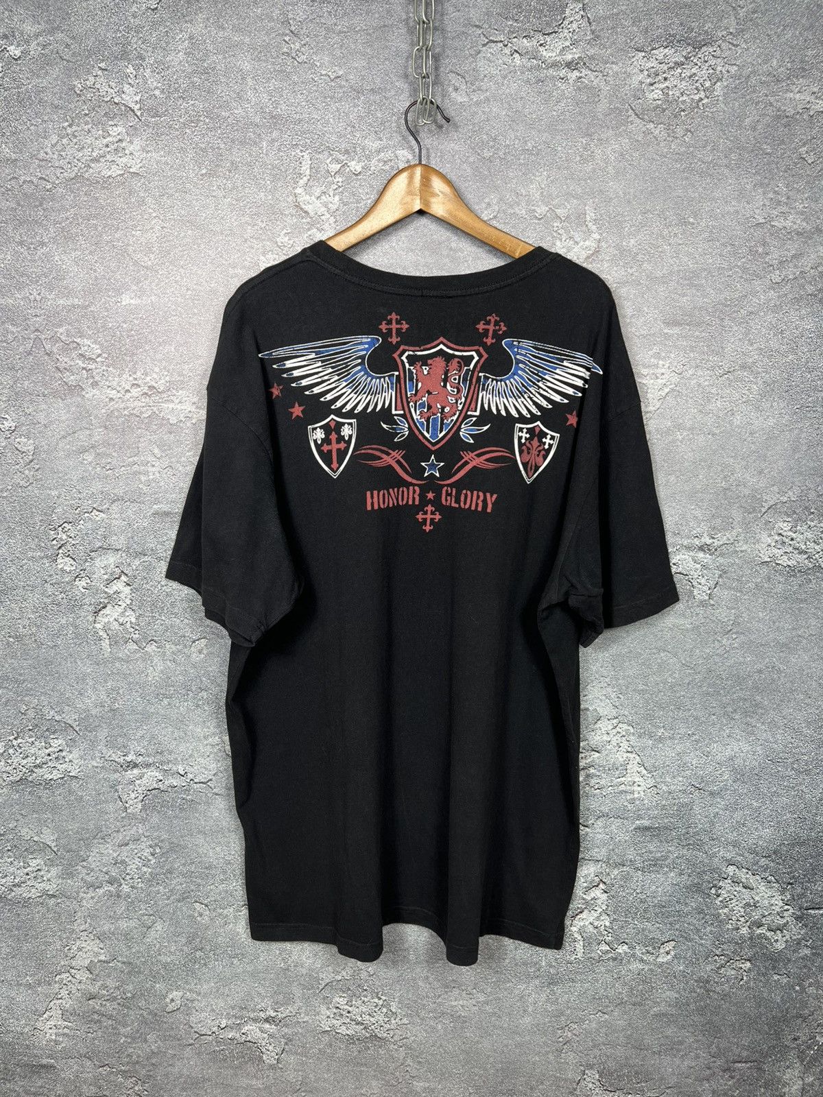 Affliction Affliction Brand 3Xl Xtreme Couture Honor Glory Y2K T-shirt Size US XXL / EU 58 / 5 - 2 Thumbnail