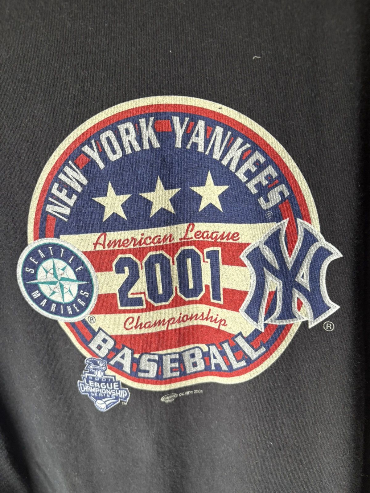 New York Yankees 2001 Yankees American League champions T-Shirt Size US XXL / EU 58 / 5 - 2 Thumbnail