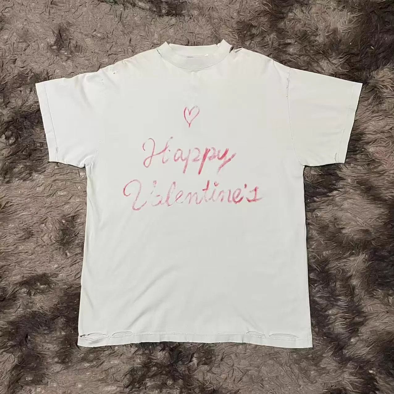 Balenciaga Balenciaga SS25 V-Day Solid Logo Print SS Tee Size 2 Size S / US 4 / IT 40 - 2 Thumbnail